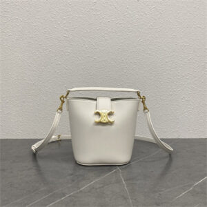 Celine Mini Bucket Louise IN Smooth Calfskin Rice Color