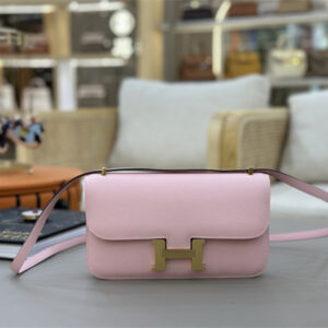 Constance Elan Epsom Leather  Gold/Silver Tone Hardware Sakura Pink Color HS(With Mirror)