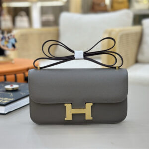 Constance Elan Epsom Leather  Gold/Silver Tone Hardware Etain Color HS(With Mirror)