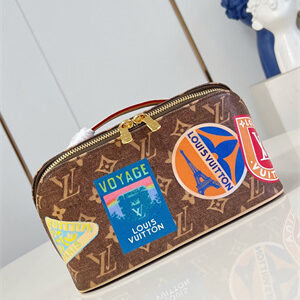 L.V Toiletry Bag 2 compartments Monogram coated canvas M14744