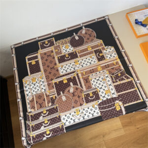 LV Square Silk Scarf 38563