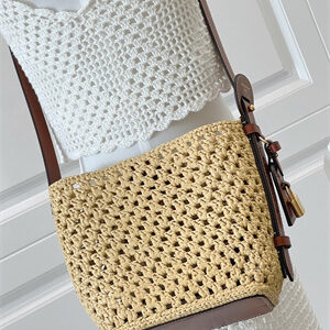 LV All In BB Raffia &Brown Leather M14217