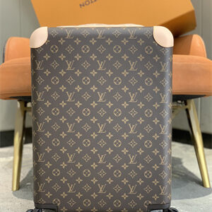 L.V Suitcase luggage Monogram Canvas & Calfskin