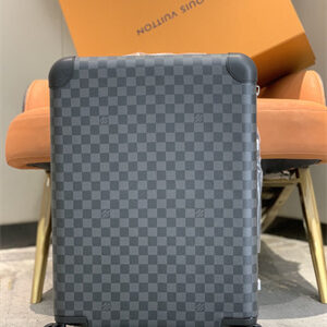 L.V Suitcase luggage Damier Graphite Canvas & Calfskin