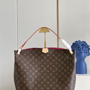 L.V Graceful MM Bag Monogram Canvas Inside Pivoine Pink M43703