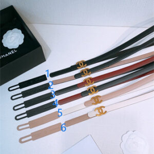 Chanel Belts In Calfskin 15MM Gold/Silver Hardware 12 Color Options