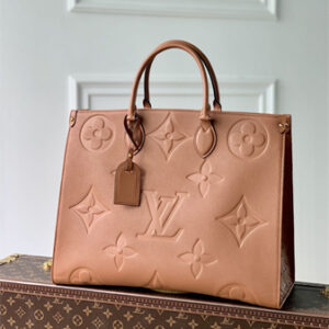 L.V ONTHEGO GM Monogram Empreinte Brown M44925
