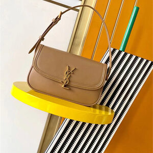 Y.S.L SOLFERINO Small IN BOX SAINT LAURENT Lt Hazelnut Color