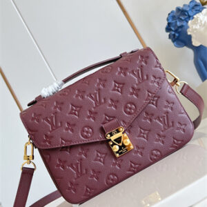 L.V Pochette Métis Monogram Empreinte Grenat M25939