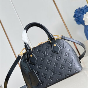 LV Alma BB Monogram Empreinte Calfskin leather Black M26409