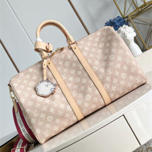 LV Keepall Bandoulière 45 Meowgram coated canvas M25787