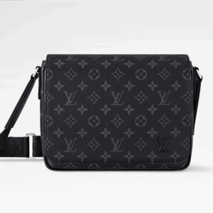 L.V District PM Small Men's Messenger Bag Monogram Eclipse M46255 TOP