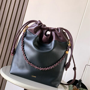 Loewe Flamenco purse tote in mellow nappa lambskin