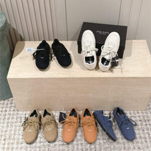 Prada Canvas Sneakers Women 39489 5 color options