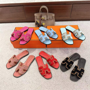 Hermes Oran Sandal Suede Goatskin 6 color options 39493