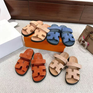 Hermes Men&Women Chypre Sandal In Suede Goatskin 4color options 39500