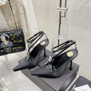 YSL Pump High Heel 100MM Black 39518