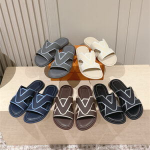 LV Men's Slides Calfskin 5colors options 39709