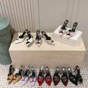 YSL High Heel Mules 75/95MM Calfskin 8colors options 39712