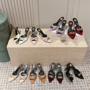 YSL High Heel Mules 75MM Calfskin 8colors options 39713