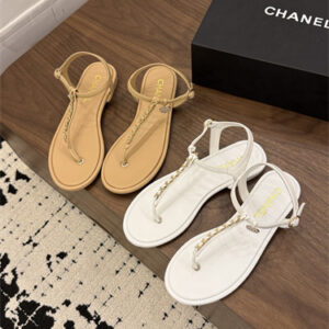 Chanel Thong Sandals Calfskin  2colors options 39744