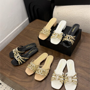 Chanel Mules  2versions heel height 3colors options 39747