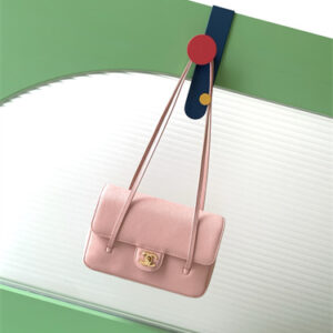 Chanel 26P Preppy Coco Small Flap bag Grained Calfskin Gold-Tone Metal Pink AS6130