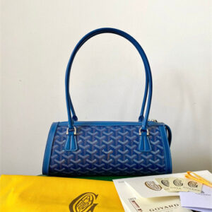 Goyard Bonbonnière bag Goyardine Canvas & Chevroches Calfskin Sky Blue