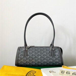 Goyard Bonbonnière bag Goyardine Canvas & Chevroches Calfskin Grey