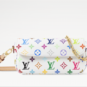 LV x TM Wallet On Chain Ivy Monogram coated canvas Multicolor/White M27492 TOP