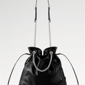 LV Off Duty Backpack Vibe MM Lamb leather Black M25545 TOP