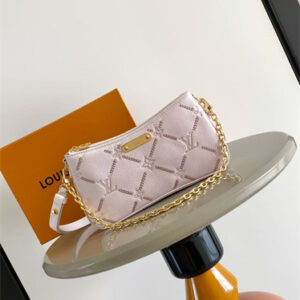L.V Pochette Liv Bag Monogram Emprenite Cowhide Light Bliss Couture M29495