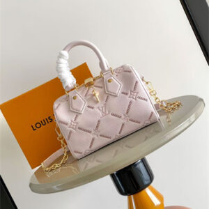 L.V Speedy Bandoulière 20 Monogram Empreinte Light Bliss Couture M28529